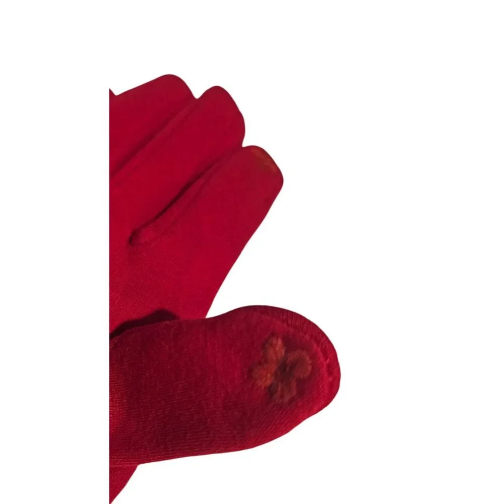 Victorian Trading Co Hopeless Romantic Red Black Gloves Accented Size S/M NWT